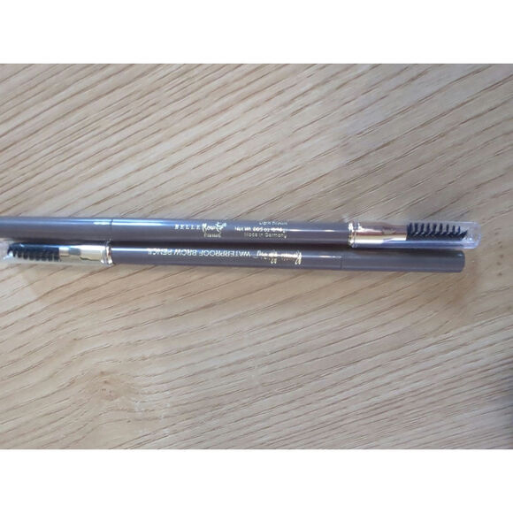 2 Belle Beauty by Kim Gravel Brave Brow Eyebrow Pencil (Light Brown) New - Picture 5 of 5